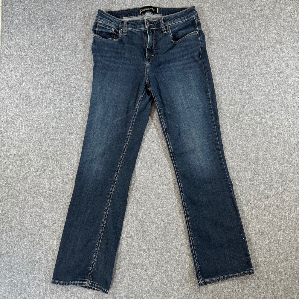 Silver Jeans Authentic Curvy High Bootcut Dark Wash Denim Pants Mens 12x31